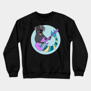 Guitar Playing Mermutt Crewneck Sweatshirt